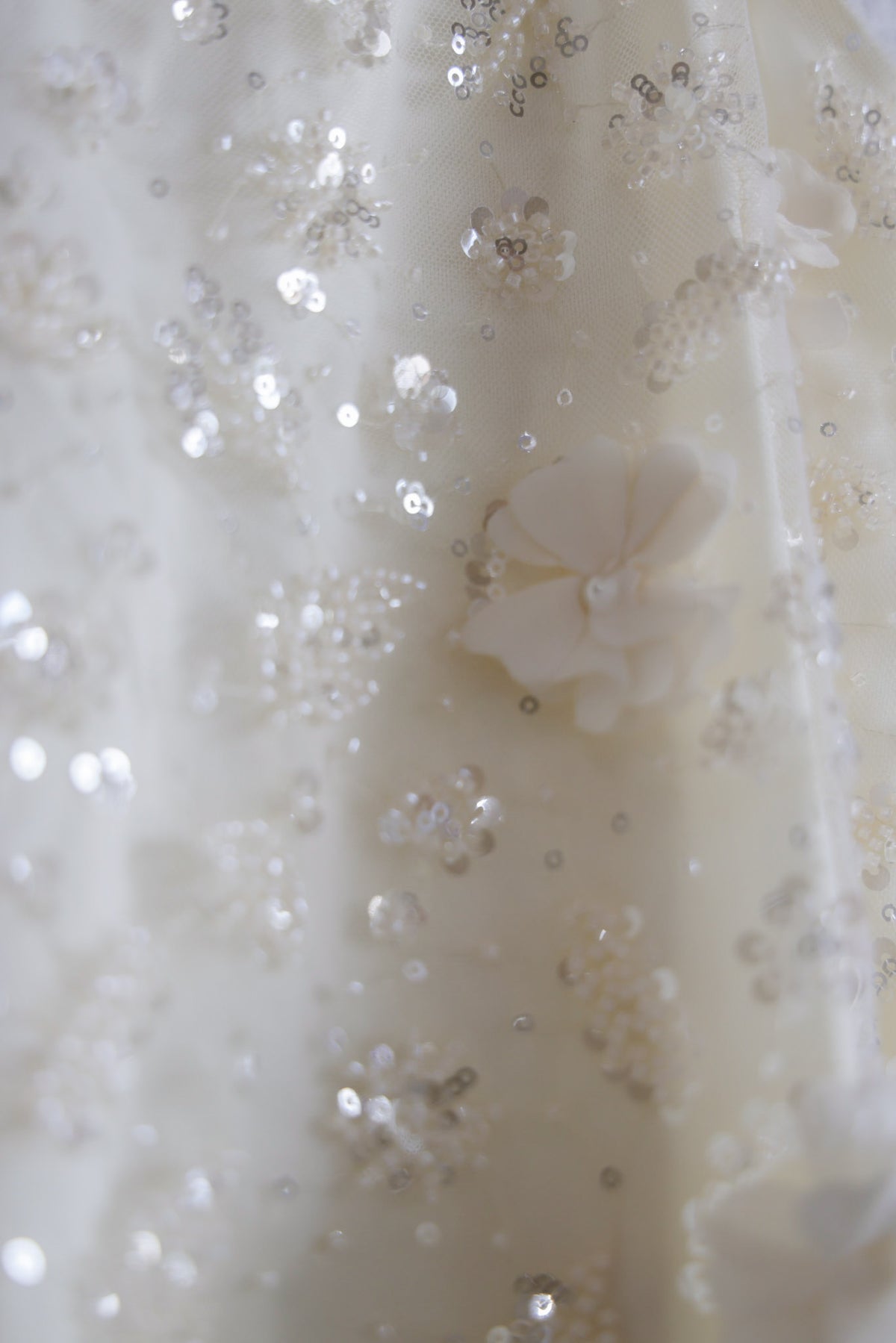 STORIA Floral Sequin Slip Dress