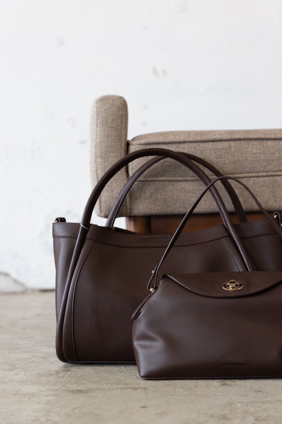 Louenhide Handbag - Chocolate | Nicole