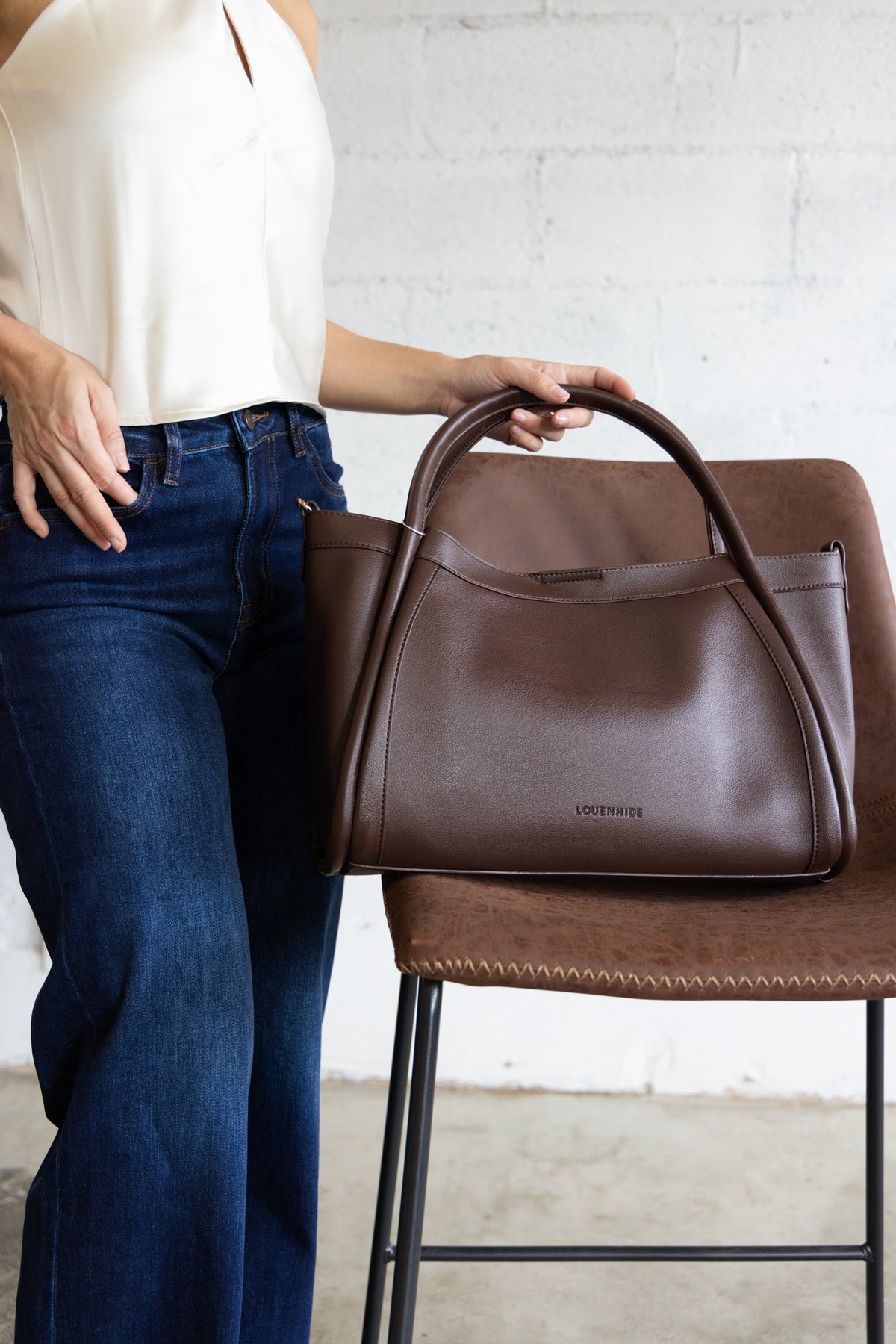 Louenhide Handbag - Chocolate | Nicole