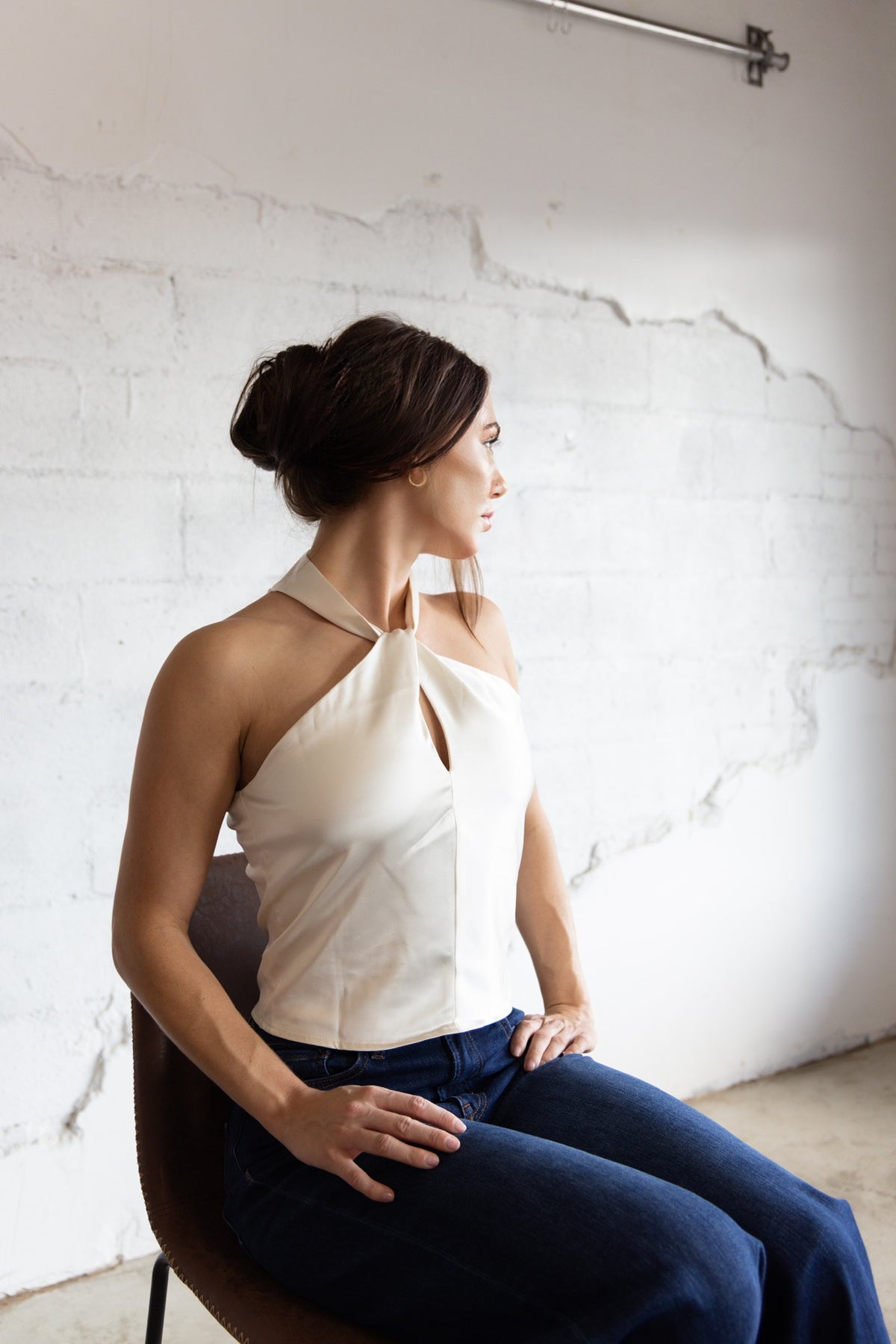 Line & Dot Dreamer Halter Top