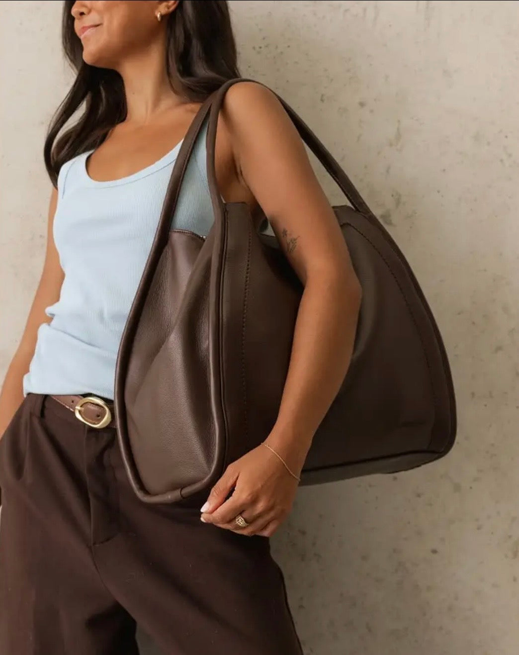 Louenhide Shoulder Bag - Chocolate | Sutton