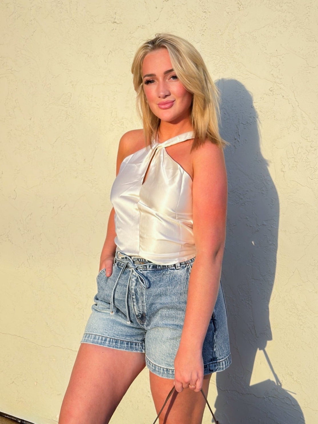 Line & Dot Dreamer Halter Top