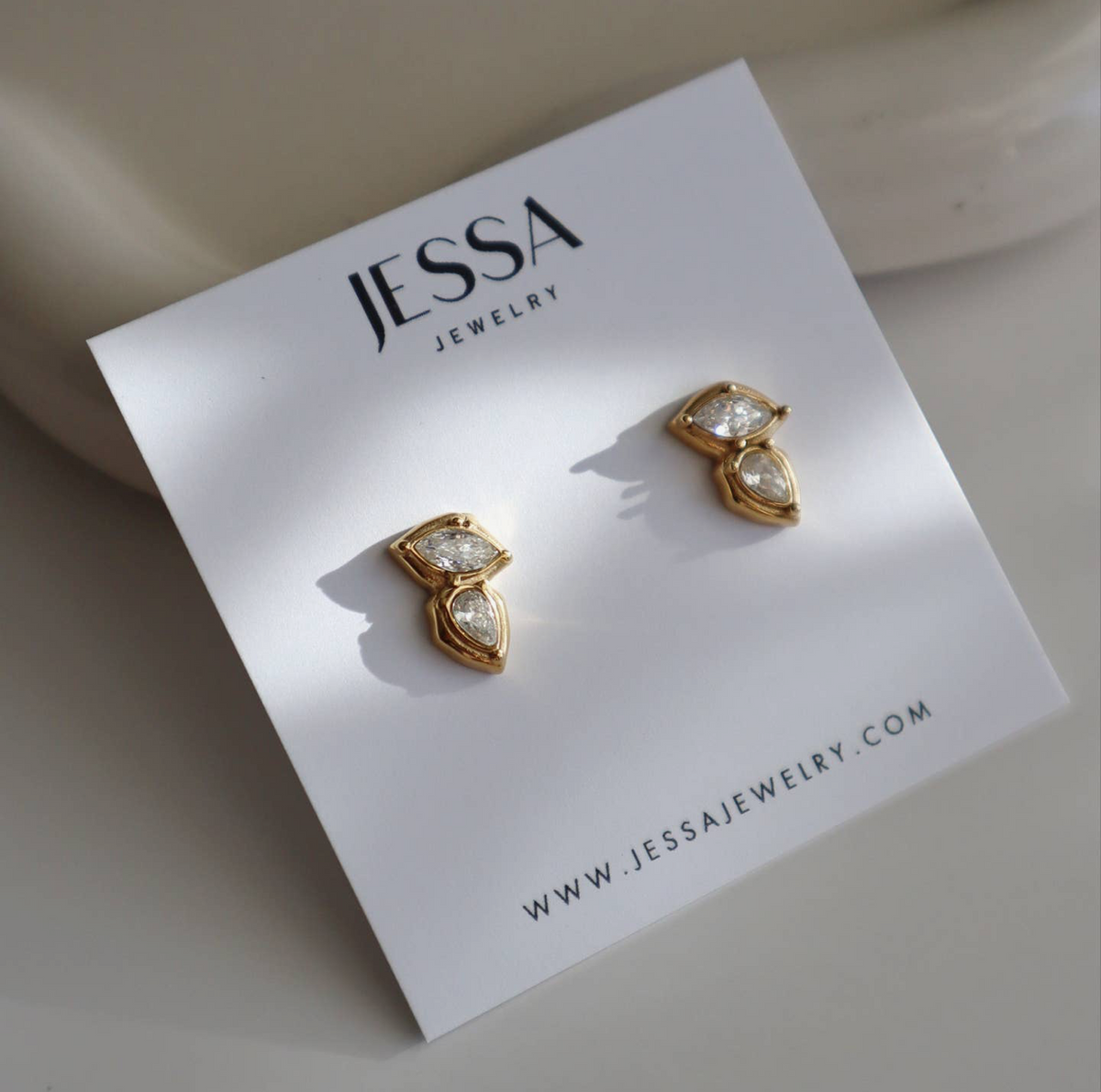 JESSA Jewelry Rianne Cz Studs