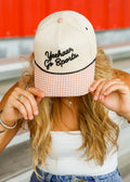 Go sports gingham canvas hat