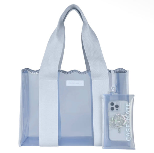 Case-Mate Carolina Blue Crochet Wave Jelly Tote Bag