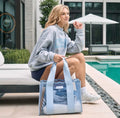 Case-Mate Carolina Blue Crochet Wave Jelly Tote Bag